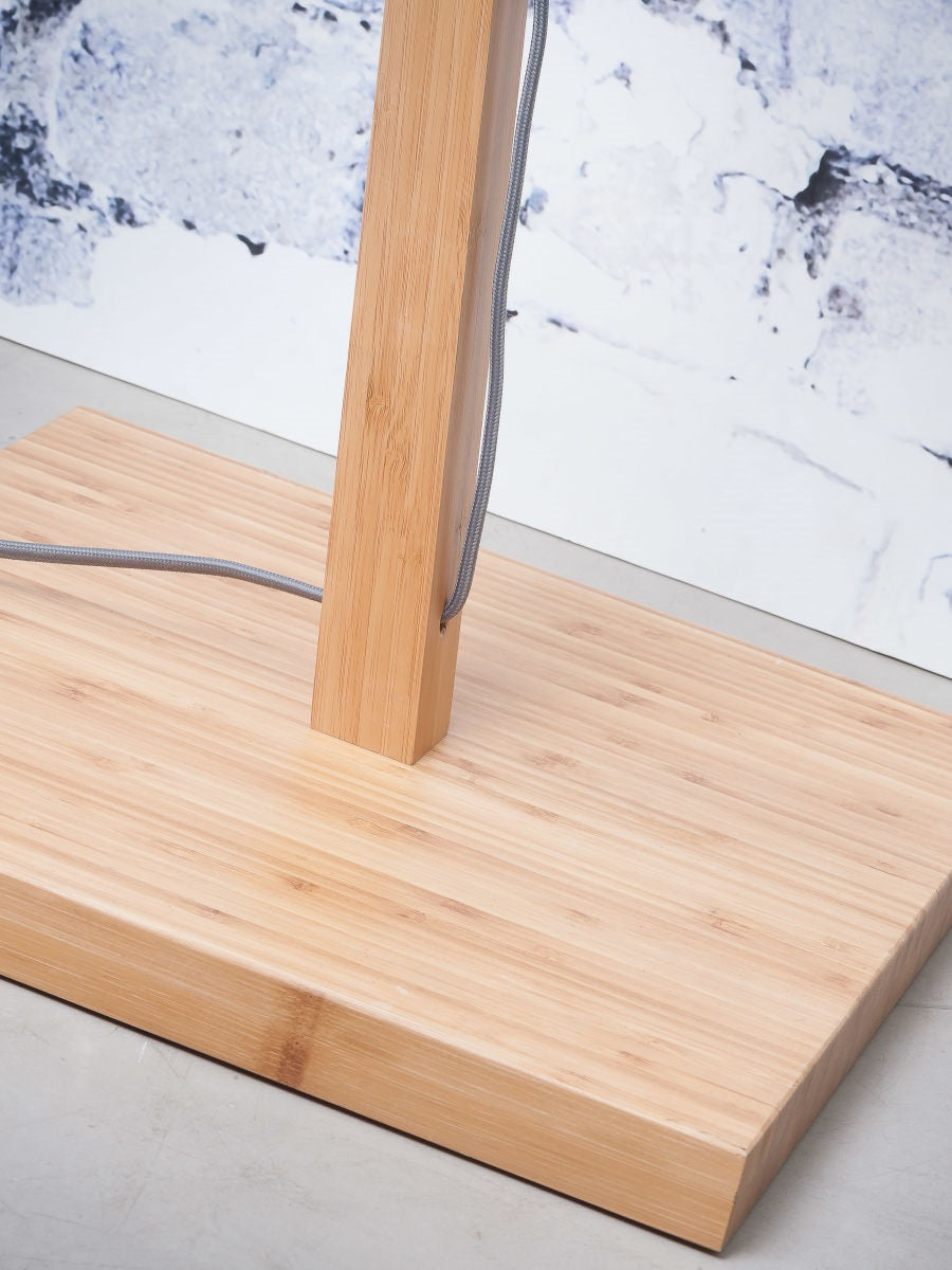 Vloerlamp Andes Naturel/Lichtgrijs