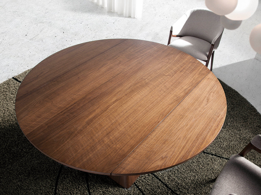 Japandi Eettafel Nyuzen 140Ø ™ ~Uitschuifbaar