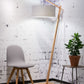Vloerlamp Andes Naturel/Lichtgrijs