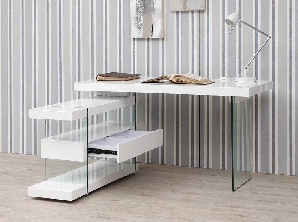Japandi Bureau Taiwa ™ ~ Wit