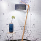 Vloerlamp Andes Naturel/Demin