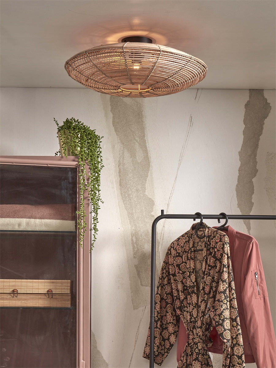 Plafondlamp Tanami Schijf L Naturel