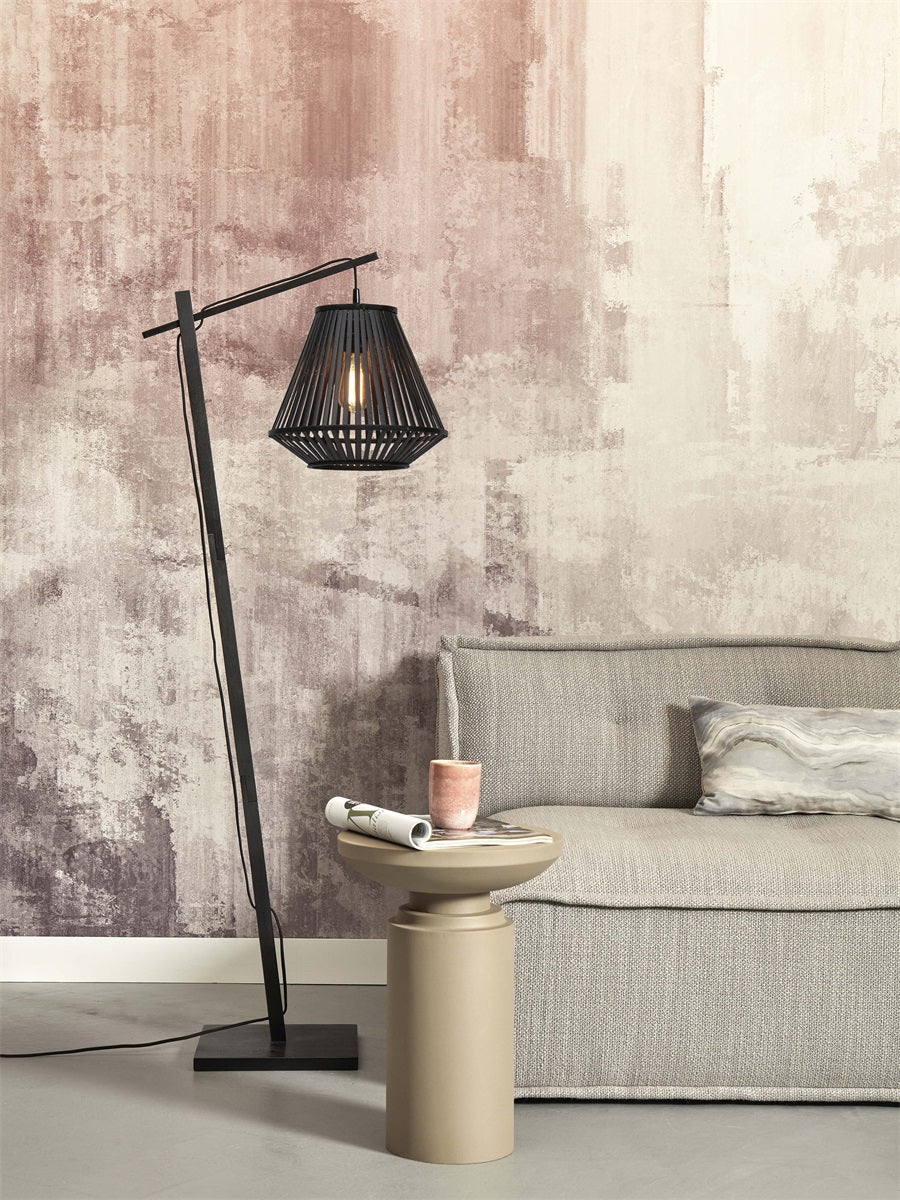 Vloerlamp Merapi Zwart