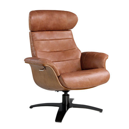 Japandi Luxe wachtkamerstoel Tohuko ™ ~ Bruin