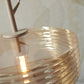 Hanglamp Verona Ribbel Amber
