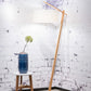 Vloerlamp Andes Naturel/Wit