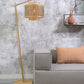 Vloerlamp Bhutan Naturel Klein