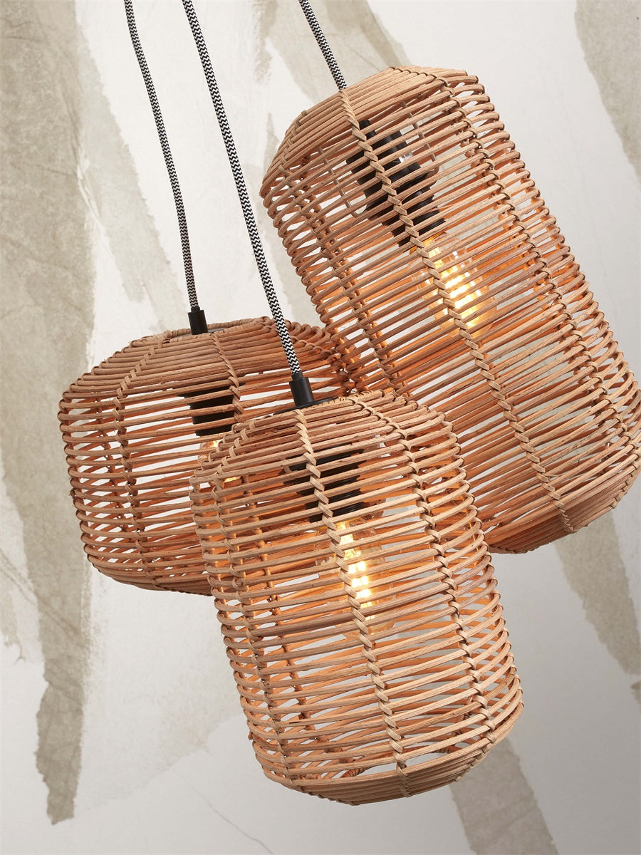 Hanglamp Tanami Set van 3 Naturel