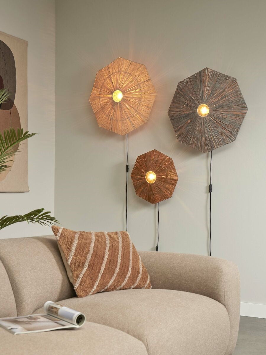 Wandlamp Panama S Bruin