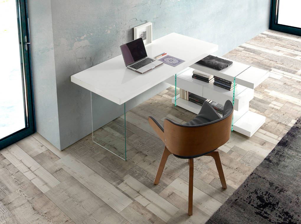 Japandi Bureau Taiwa ™ ~ Wit
