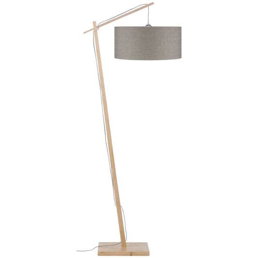 Vloerlamp Andes Naturel/Donker Linnen