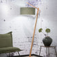 Vloerlamp Andes Naturel/Groen