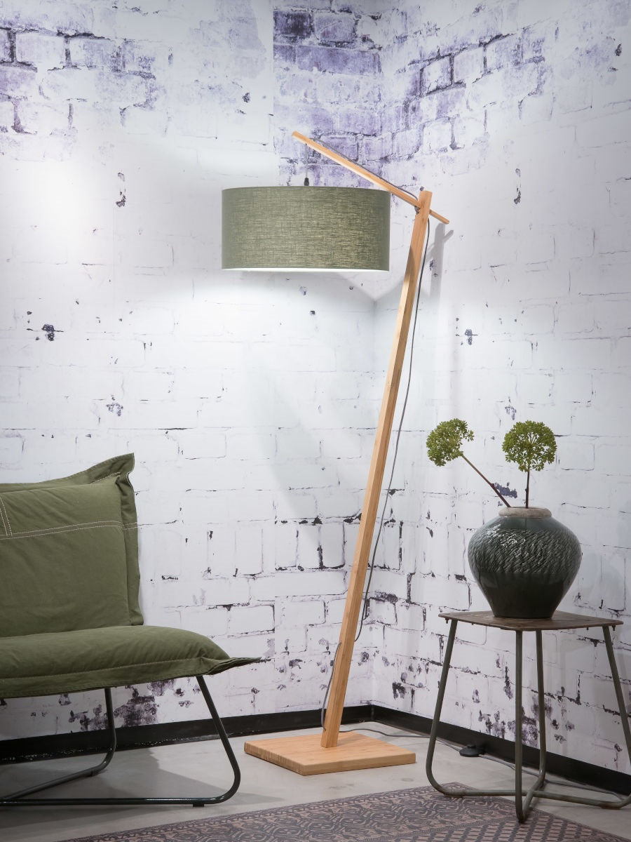Vloerlamp Andes Naturel/Groen