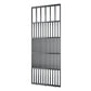 Houten roomdivider van RAL7021 massief eiken, ontworpen voor een strakke, hotel chique uitstraling. Een elegante toevoeging aan elk interieur.