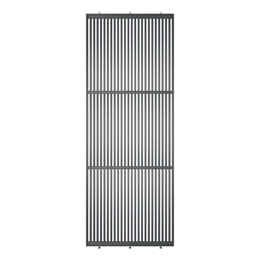 Elegante houten roomdivider van massief eikenhout in RAL7021, model Original®. Een stijlvolle en praktische toevoeging aan elk interieurontwerp