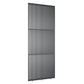 Elegante houten roomdivider van massief eikenhout in RAL7021, model Original®. Een stijlvolle en praktische toevoeging aan elk interieurontwerp