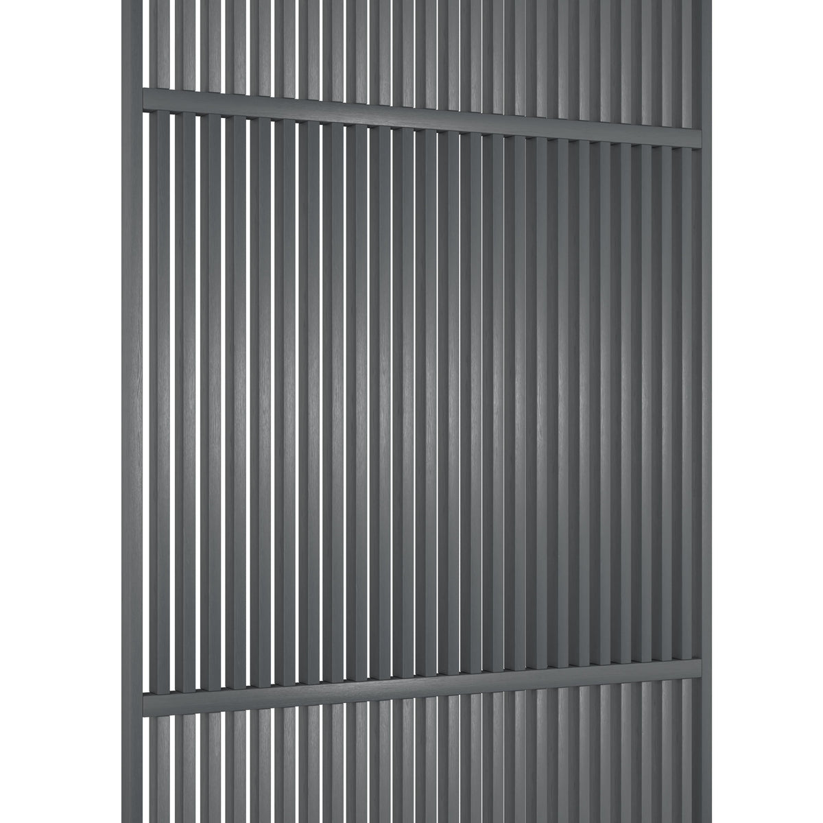 Elegante houten roomdivider van massief eikenhout in RAL7021, model Original®. Een stijlvolle en praktische toevoeging aan elk interieurontwerp