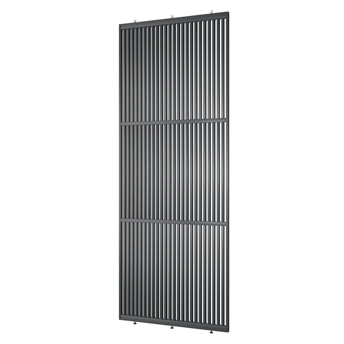 Elegante houten roomdivider van massief eikenhout in RAL7021, model Original®. Een stijlvolle en praktische toevoeging aan elk interieurontwerp