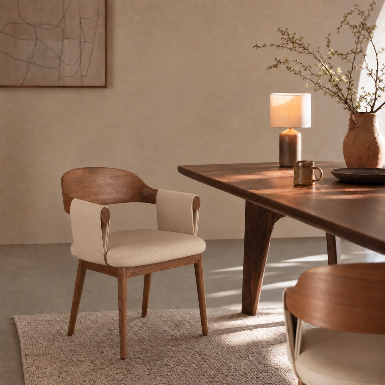 Japandi eetkamerstoelen