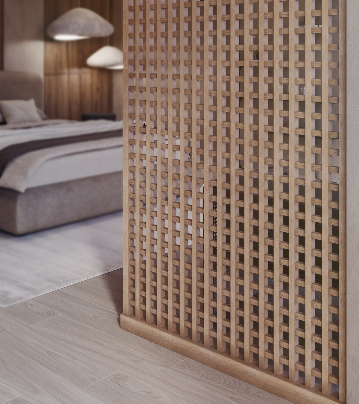 Japandi Roomdivider Shinjuku ™  ~ Naturel