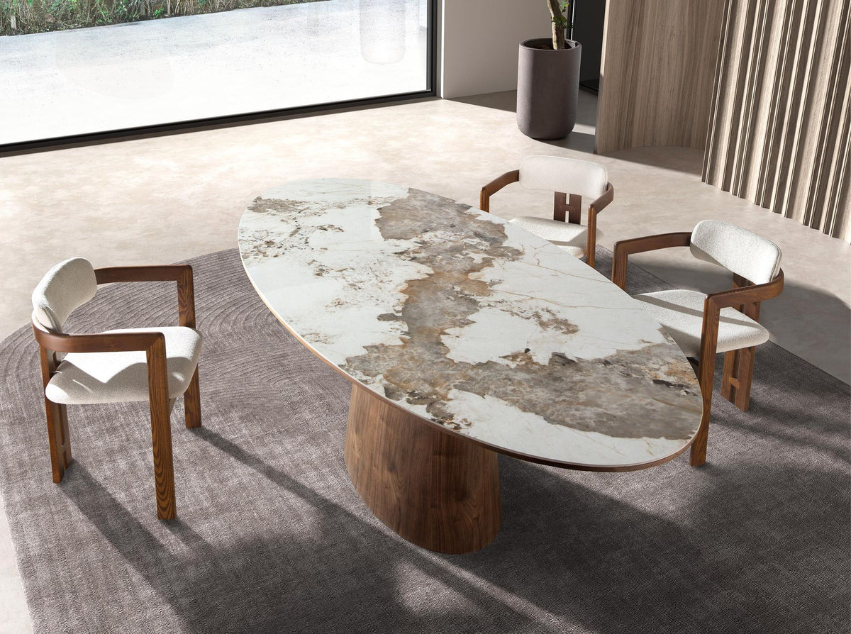 Japandi Eettafel Harima ™ ~ Keramisch