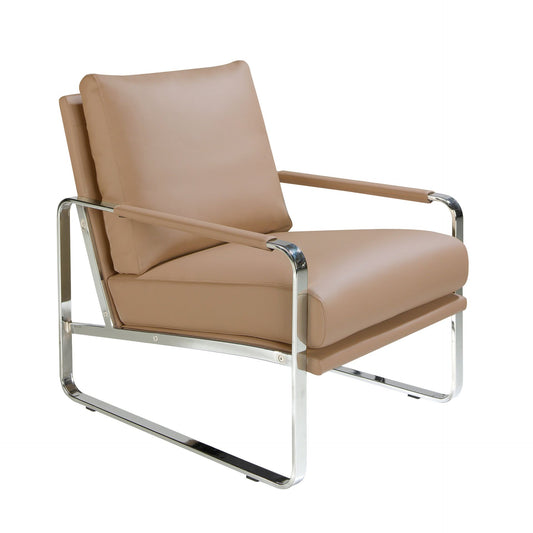 Japandi Luxe wachtkamerstoel Sandika ™ ~ Bruin