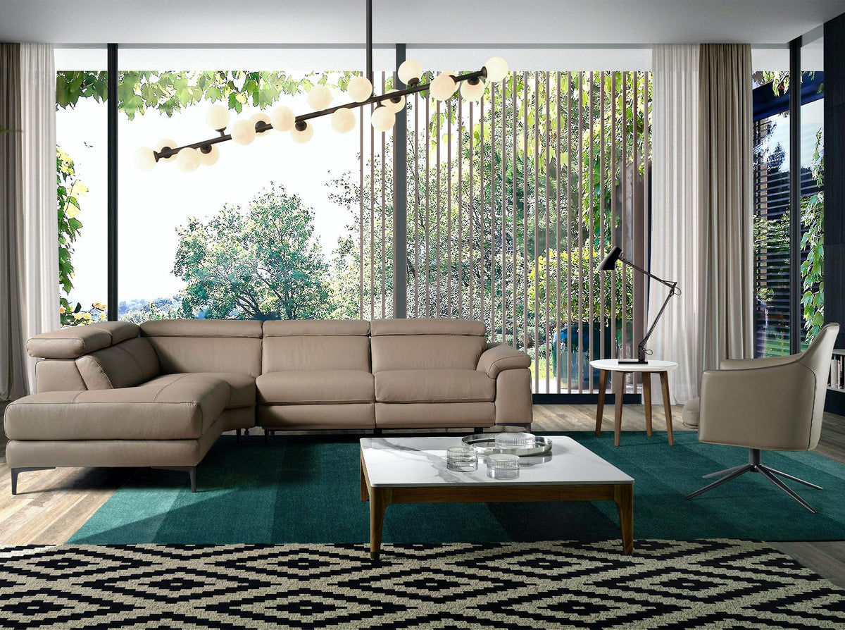 Japandi Hoekbank Bosi ™ ~ Links Taupe