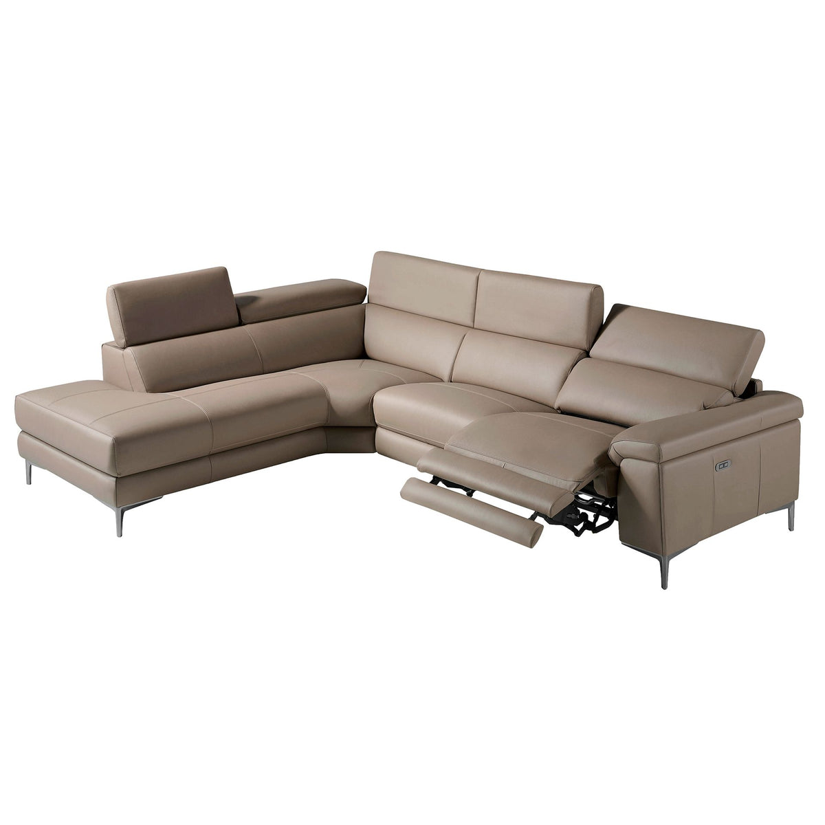 Japandi Hoekbank Bosi ™ ~ Links Taupe