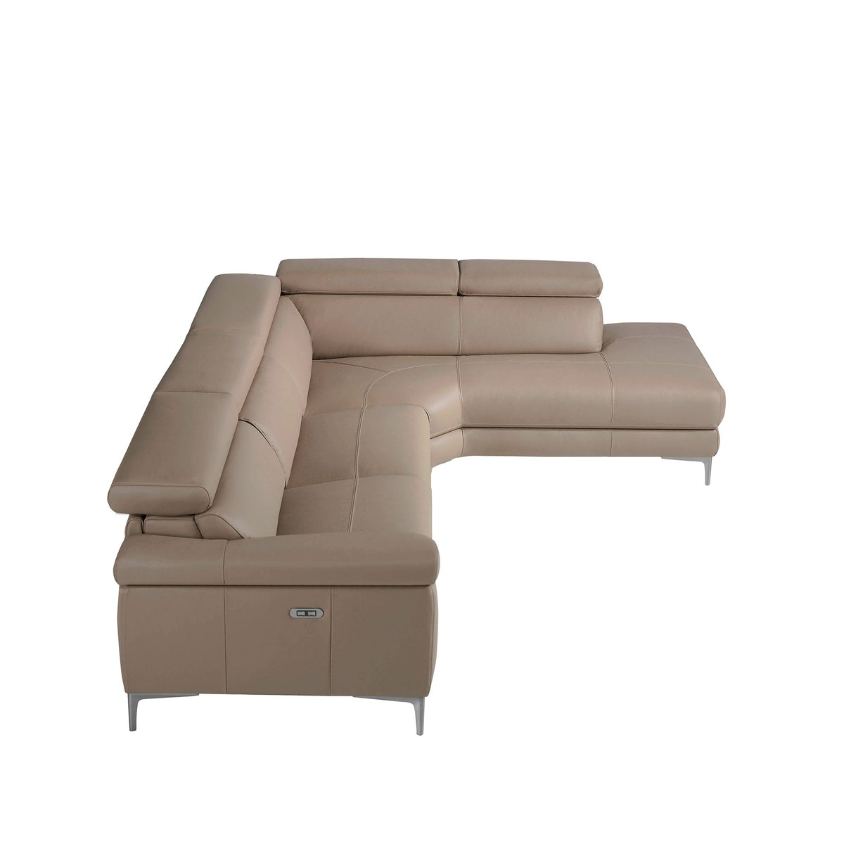 Japandi Hoekbank Bosi ™ ~ Rechts Taupe
