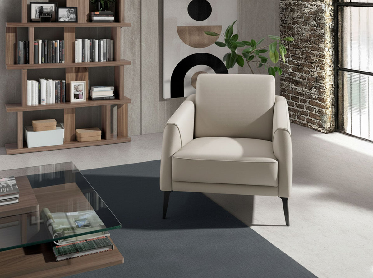 Japandi Fauteuil Kateno ™ ~ Créme