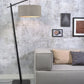 Vloerlamp Andes Zwart/Donker Linnen