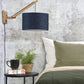 Wandlamp Andes S Naturel/Demin