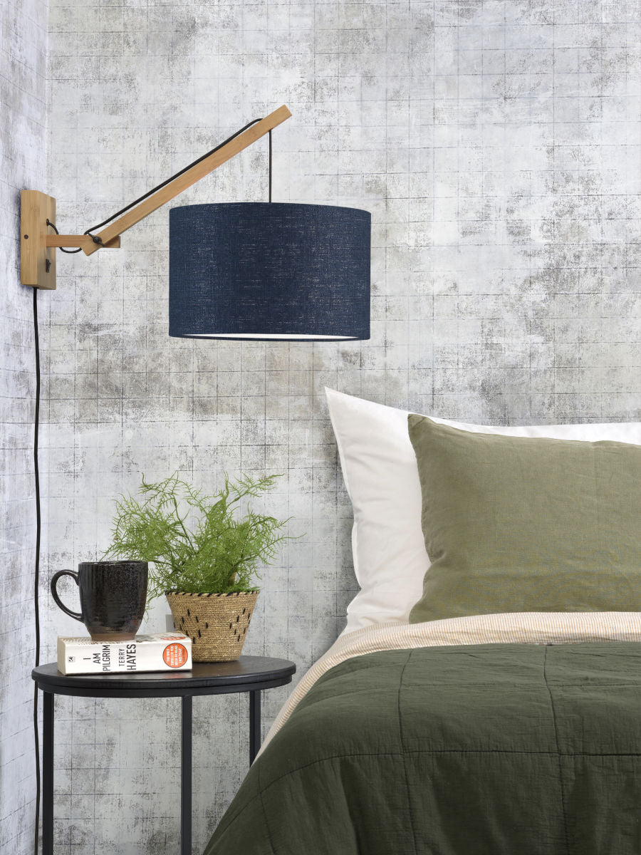 Wandlamp Andes S Naturel/Demin