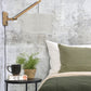 Wandlamp Andes S Naturel/Licht Linnen