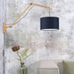 Wandlamp Andes L Naturel/Demin