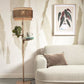 Vloerlamp Bhutan/Plank Naturel