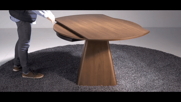 Japandi Eettafel Nyuzen 140Ø ™ ~Uitschuifbaar