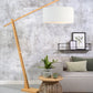 Vloerlamp Montblanc L Wit