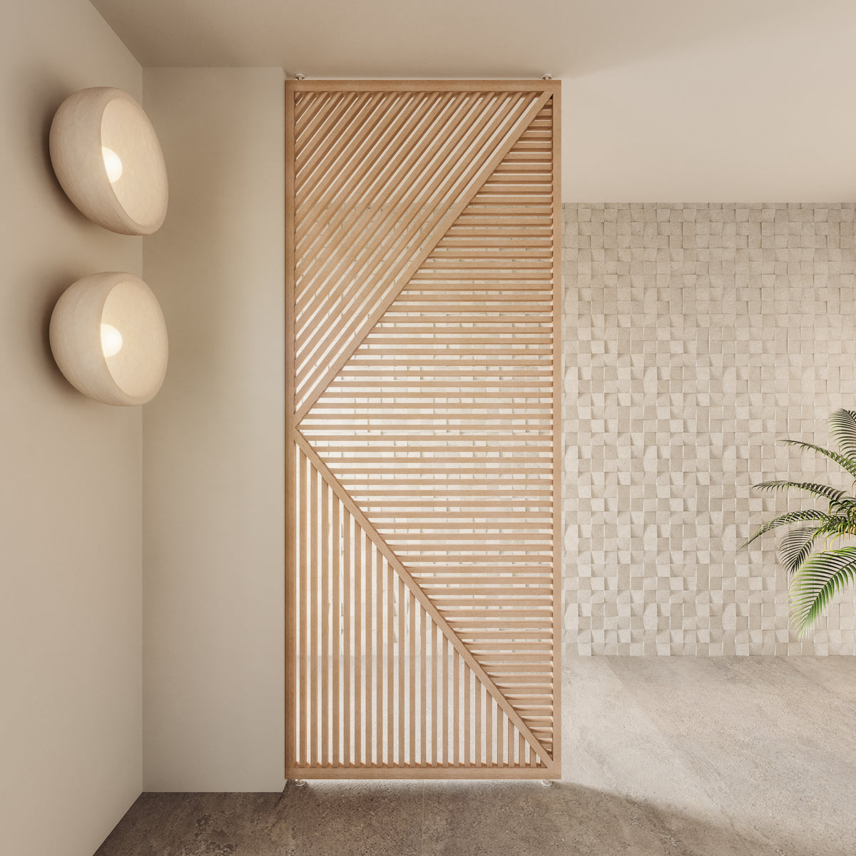 Japandi Roomdivider Shibuya ™  ~ Naturel