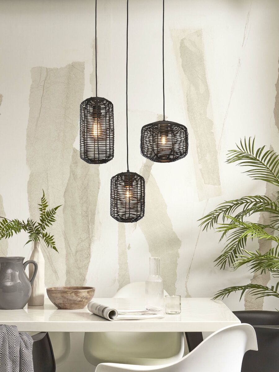 Hanglamp Tanami Koker S Zwart